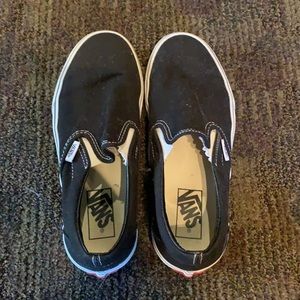 Black Slip on Vans